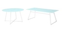 Idiya Acra white coffee table