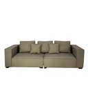 Parakongbi Leather sofa, khaki