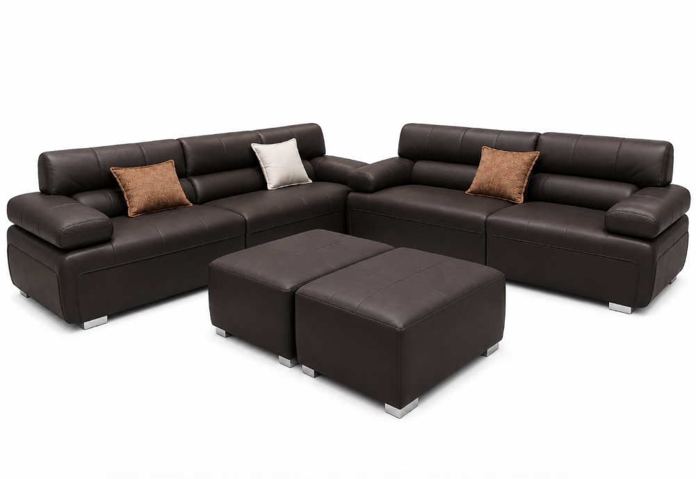 Lee's Sofa Combo,Chocolate Candy Brown