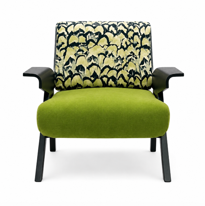 Iraranga armchair,leisure chair, green