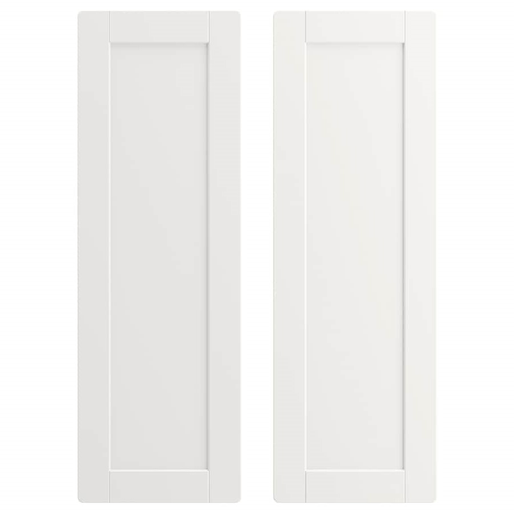 Ikea Smastad Door, White/white frame,2 pack