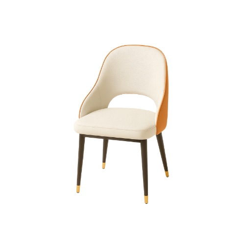 CONGOYAMYAM Chair, WHITE/ORANGE
