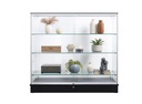 Missilabi Frameless Glass Display Unit, black