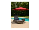 Iraranka Outdoor Poolside Lounger,Deluxe Sun Lounger,Grey