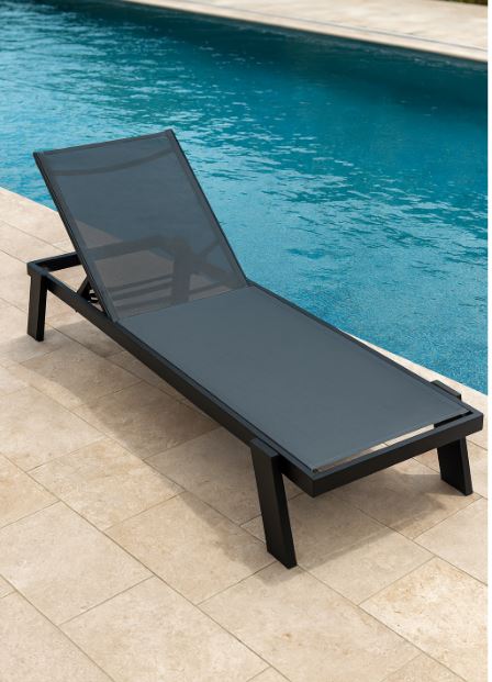 Laval Poolside Bench,Grey